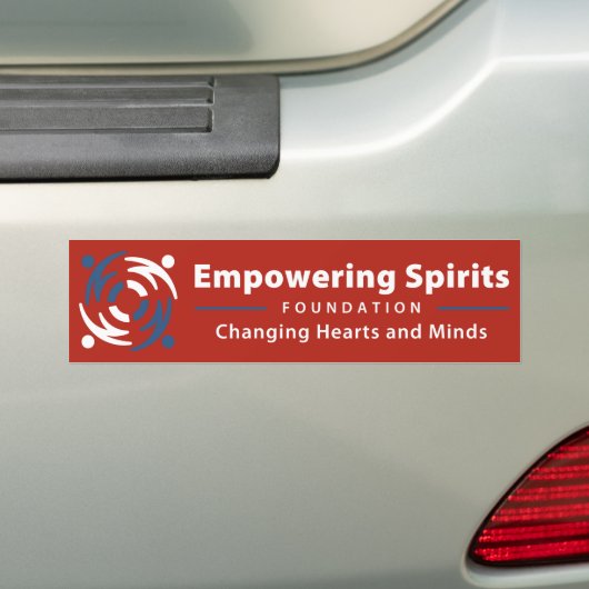 ESF Red Bumpersticker (Op auto)