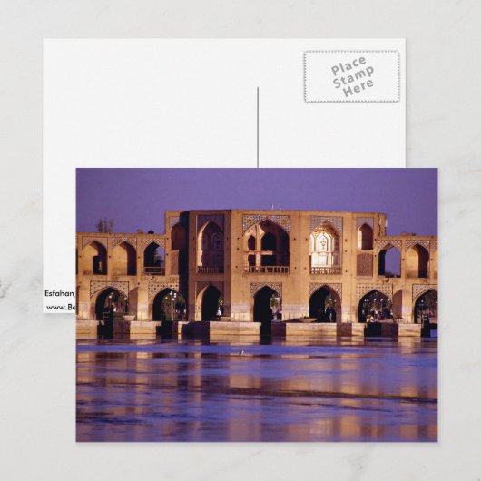 Esfahan, Iran Briefkaart (Voorkant / Achterkant)