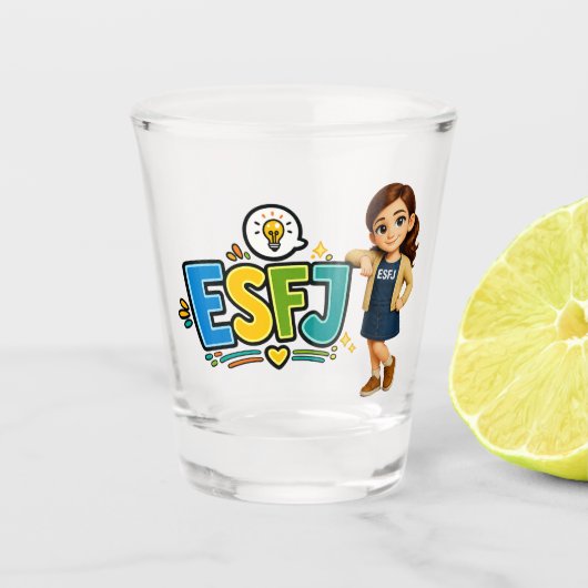 ESFJ — A Construtora de Conexões Shot Glas (Voorkant)