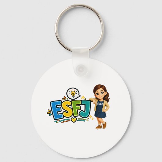 ESFJ — A Construtora de Conexões Sleutelhanger (Voorkant)