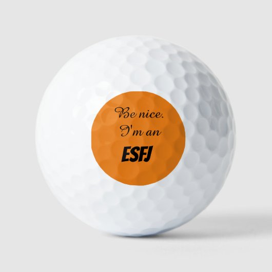 ESFJ Golfballen (Voorkant)