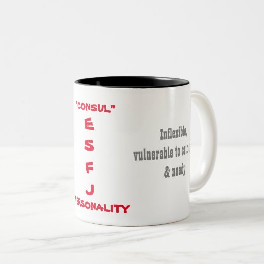 ESFJ Persoonlijke Mok (Voorkant rechts)