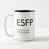 ESFP Breng de partij Mok Gift (Links)