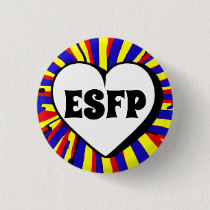 ESFP MBTI 3 Cm Round Badge Ronde Button 3,2 Cm