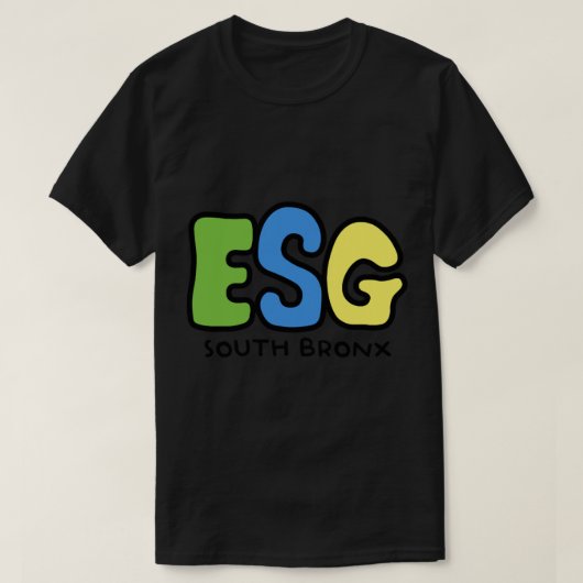 ESG South Bronx 70s Hip Hop Punk Tribute Classic T T-shirt (Design voorkant)