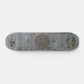 ESGHHG Medieval Doors Aztec Incan Mayan Circle Skateboard (Horizontaal)