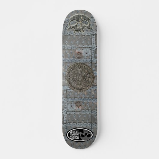 ESGHHG Medieval Doors Aztec Incan Mayan Circle Skateboard (Voorkant)