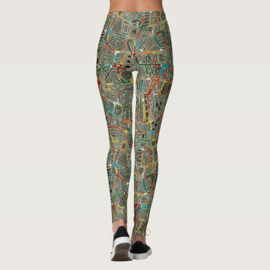 ESHE CHARCOAL LEGGINGS (Achterkant)