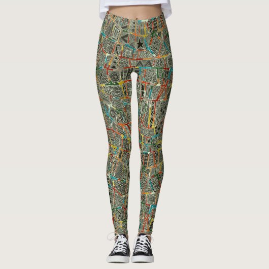 ESHE CHARCOAL LEGGINGS (Voorkant)