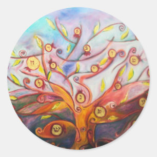 Eshet Chayil Ronde Sticker