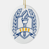 ESHS Honors, studiebeurs, symbool Keramisch Ornament (Rechts)