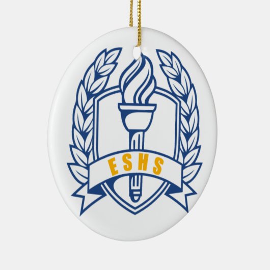 ESHS Honors, studiebeurs, symbool Keramisch Ornament (Rechts)