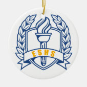 ESHS Honors, studiebeurs, symbool Keramisch Ornament (Voorkant)