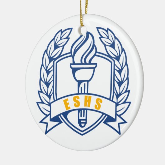 ESHS Honors, studiebeurs, symbool Keramisch Ornament (Links)