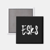 Esk8 - Elektrisch Skateboarden Magneet (Voorkant / Achterkant)