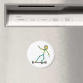 Esk8 Stickman Magneet (Insitu (Vaatwasser))