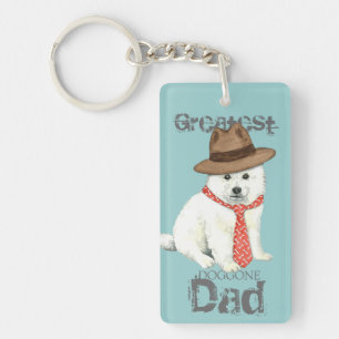 Eskie Dad Sleutelhanger