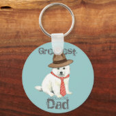 Eskie Dad Sleutelhanger (Voorkant)