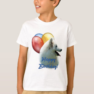 Eskie Gelukkige Verjaardagsballon T-shirt