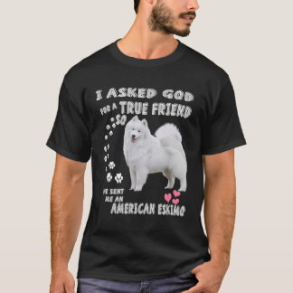Eskie Mom Duitse Spitz Hond Eskie Hond Amerikaanse T-shirt