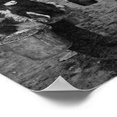 Eskimo Berry Pickers in Nome, Alaska Foto Poster (Hoek)