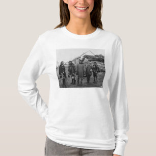 Eskimo Berry Pickers in Nome, Alaska Foto T-shirt