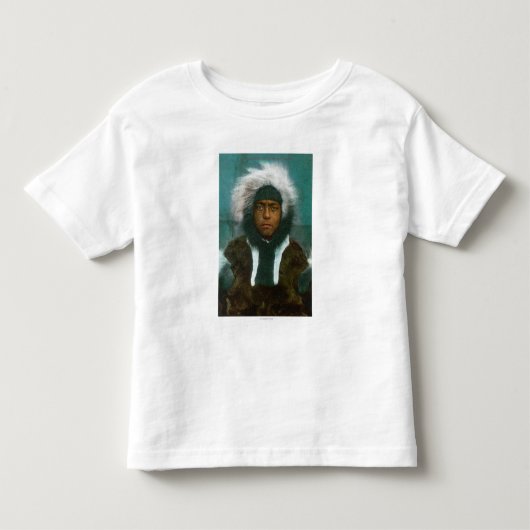 Eskimo Boy genaamd "Menadelook" Kinder Shirts (Voorkant)