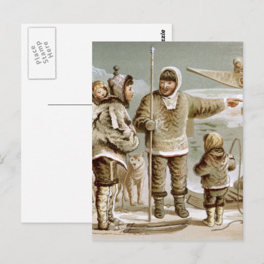 Eskimo Briefkaart (Voorkant / Achterkant)