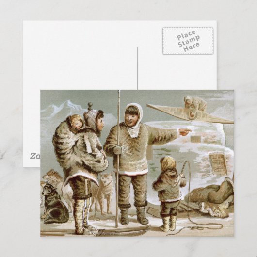 Eskimo Briefkaart (Voorkant / Achterkant)