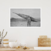 Eskimo Carrying Kayak 1909 Poster (Keuken)