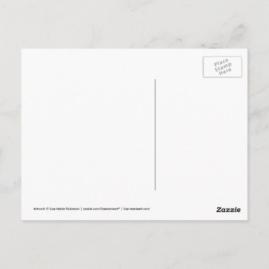 Eskimo Cat en Igloo | Briefkaart voor kunstdieren (Achterkant)