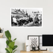 Eskimo Ceremonial Dance in Nome, Alaska 1914 Poster (Thuiskantoor)