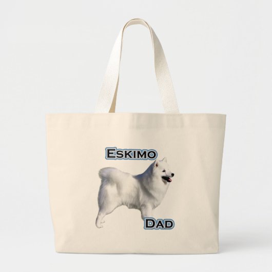Eskimo Dad 4 Grote Tote Bag (Voorkant)