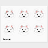 Eskimo Dog Stickers (Vel)