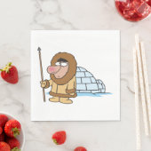 Eskimo en Igloo Servet (Insitu)