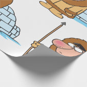 Eskimo- en Igloo-verpakkingspapier Cadeaupapier