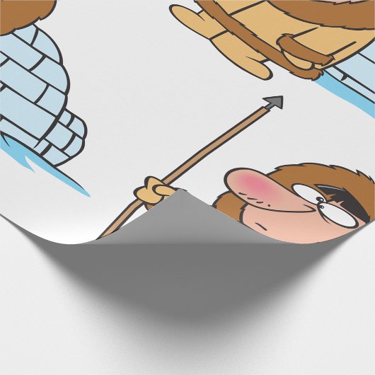 Eskimo- en Igloo-verpakkingspapier Cadeaupapier