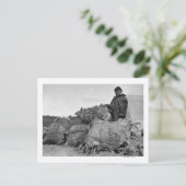 Eskimo Fur Dealer in Nome, Alaska-foto Briefkaart (Staand voorkant)