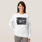 Eskimo Girl die kleding draagt van Alaska T-shirt (Voorkant volledig)