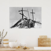 Eskimo Grave in Alaska Foto Poster (Keuken)