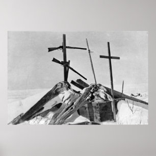 Eskimo Grave in Alaska Foto Poster