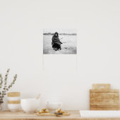 Eskimo Ice Vist in Nome, Alaska-foto Poster (Keuken)