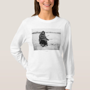 Eskimo Ice Vist in Nome, Alaska-foto T-shirt