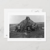 Eskimo Igloo Near Nome, Alaska-foto Briefkaart (Voorkant / Achterkant)