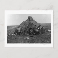 Eskimo Igloo Near Nome, Alaska-foto