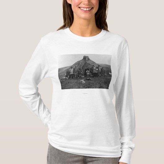 Eskimo Igloo Near Nome, Alaska-foto T-shirt (Voorkant)