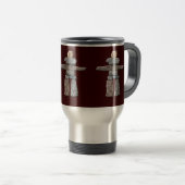 Eskimo, Inuit Inukshuk Travel Mug Reisbeker (Voorkant rechts)
