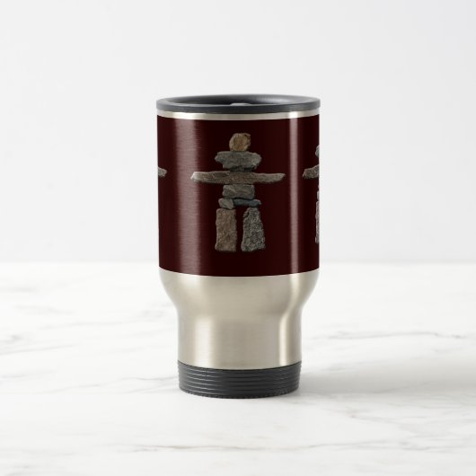 Eskimo, Inuit Inukshuk Travel Mug Reisbeker (Center)