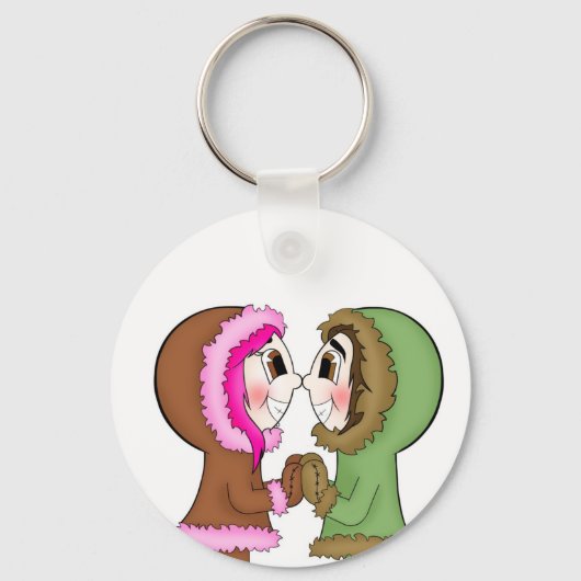 eskimo kisses sleutelhanger (Voorkant)
