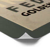 Eskimo Mask Golden Poster (Hoek)